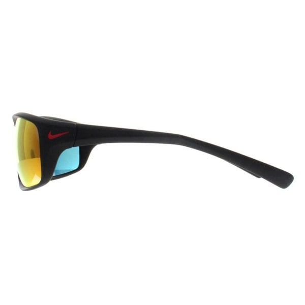 Nike Sunglasses Adrenaline MI EV1134 006 Matte Black Grey Infrared Mirror
