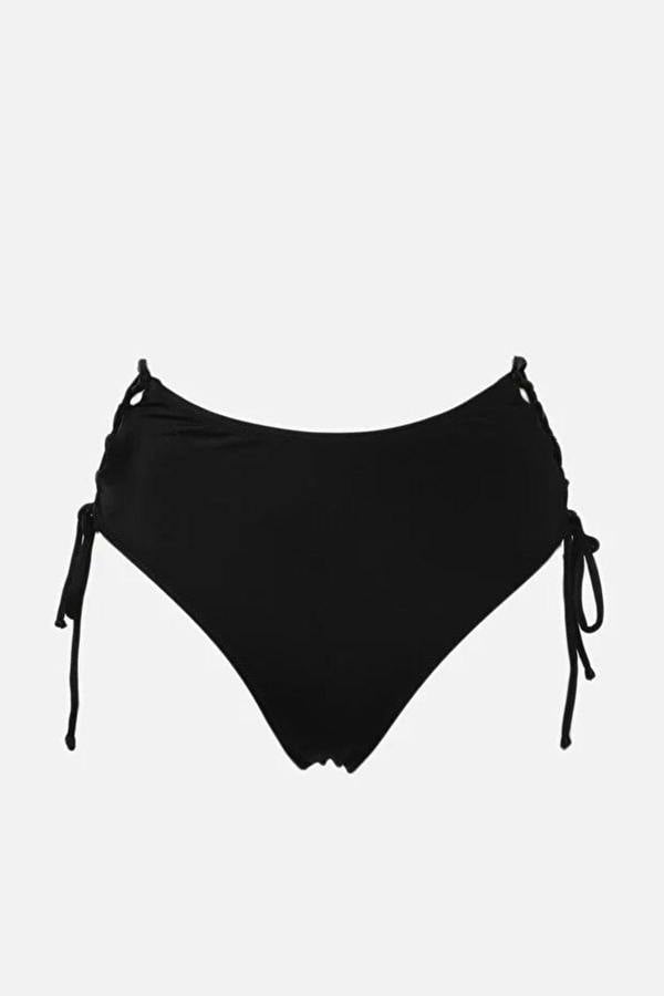 WOVCOR Trimmed Regular High Waist Bikini Bottom