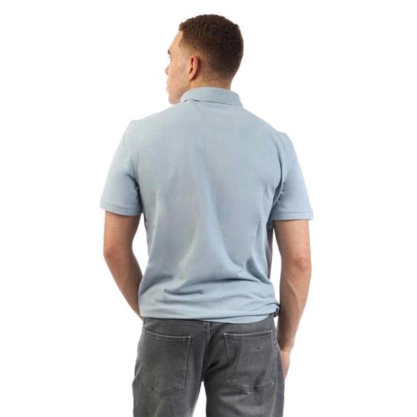 Gant Mens Logo Cotton Polo Shirt - Blue - 