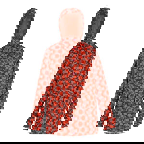 Regatta Womens/Ladies Orla Kiely Floral Mid Length Waterproof Jacket - Red/Burnt Henna - 