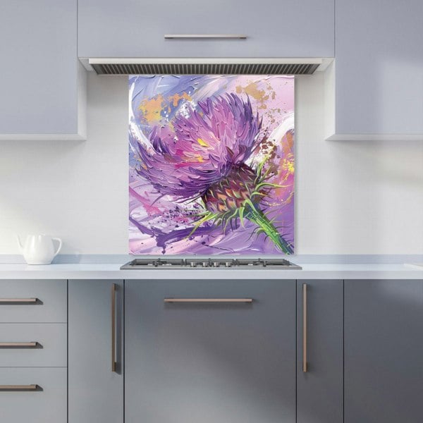 Warren Reed - Designer Abstract Thistle Explosion Kitchen Splashback
