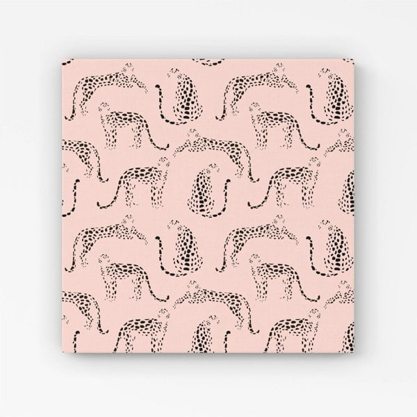 Warren Reed Abstract Leopard Pattern Canvas