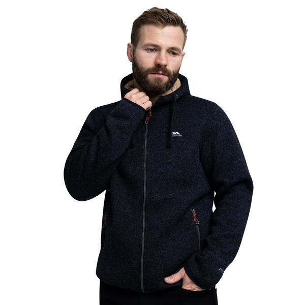 Trespass Mens Tableypipe Fleece Jacket - Navy Marl - 