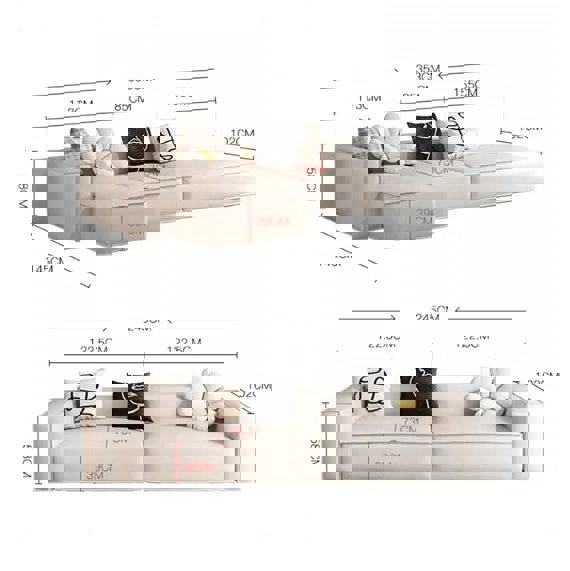 Milton Two Seater Sofa, Four Seater Corner Sofa, Leathaire-Rit Concept-Rit Concept