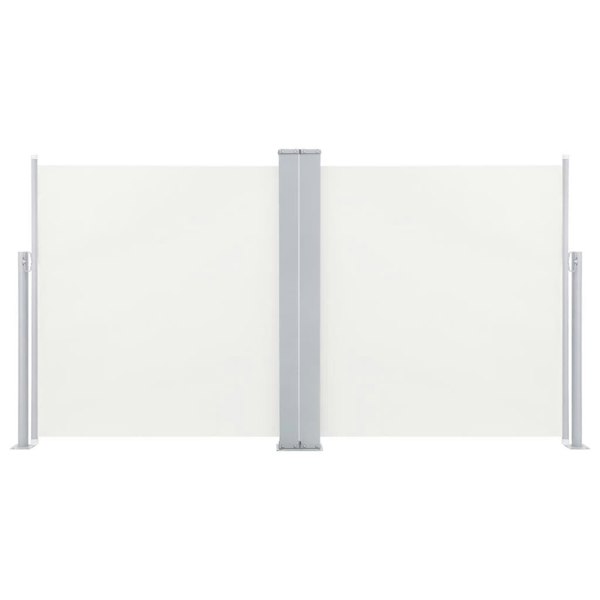 Berkfield Retractable Side Awning Cream 100x600 cm