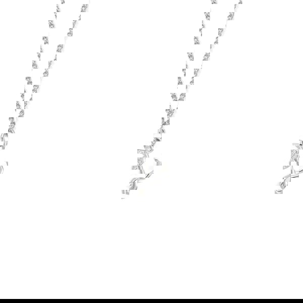 Say It With Dainty Winged Initial Charm Necklace - Sterling Silver