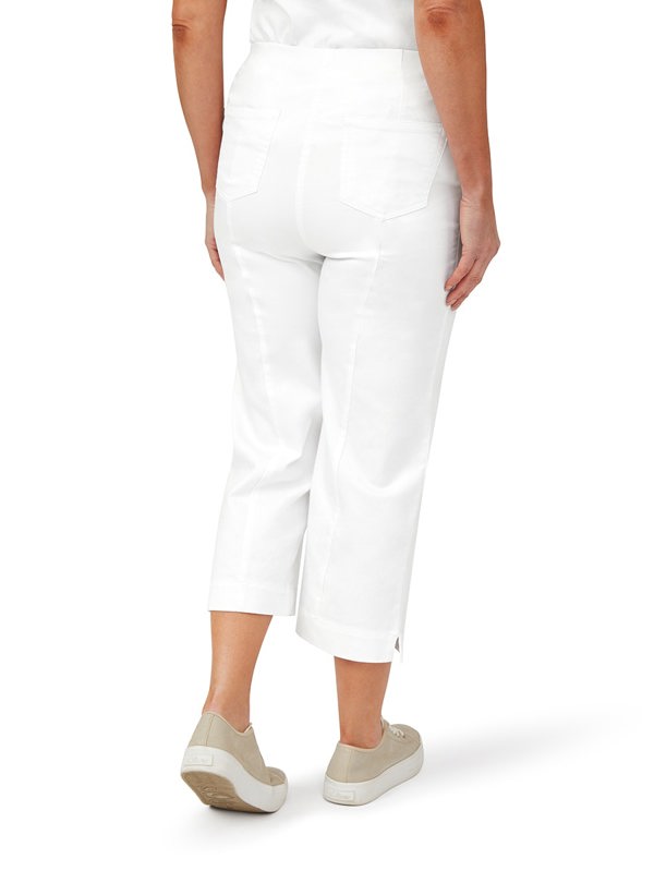 PennyPlain Wide Cropped Jegging - White Wash