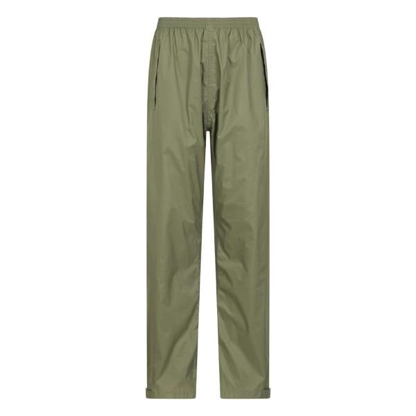 Mountain Warehouse Womens Pakka Waterproof Over Trousers - Khaki Green