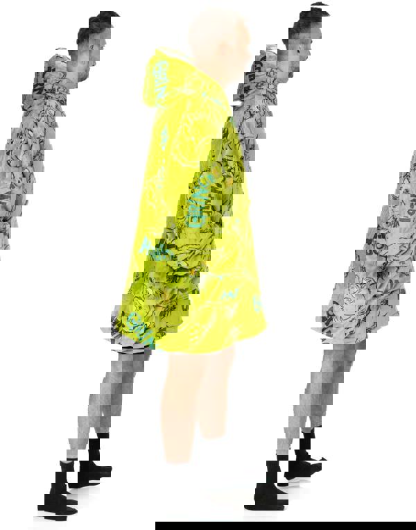 The Grinch Unisex Green All Over Print Blanket Hoodie [dis] [dis]