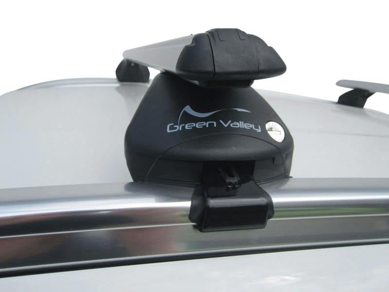 Green Valley Aerodynamic Roof Rack Bars fits Omoda 7, 2025+ on Flush Rails, Aluminium