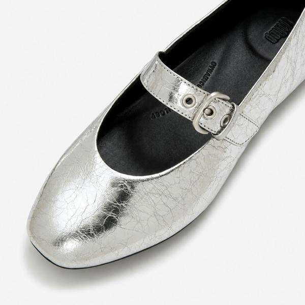 FitFlop DELICATO METALLIC Mary Jane in Silver
