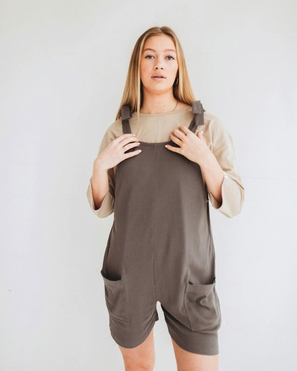 Betsy Midnight Grey Playsuit- image 6