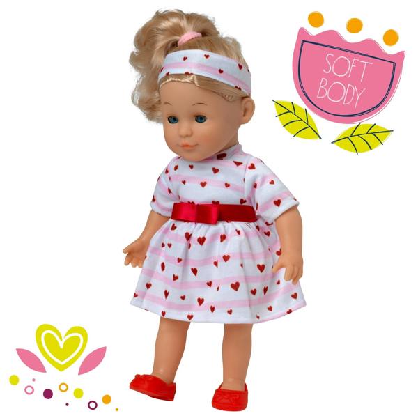 Dolls World Charlotte 36cm Soft Bodied Fashion Doll with Deluxe Outfit - For 18 months+