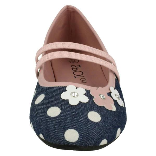 Spot On Girls Spot On Flat Floral Ballerina Shoes