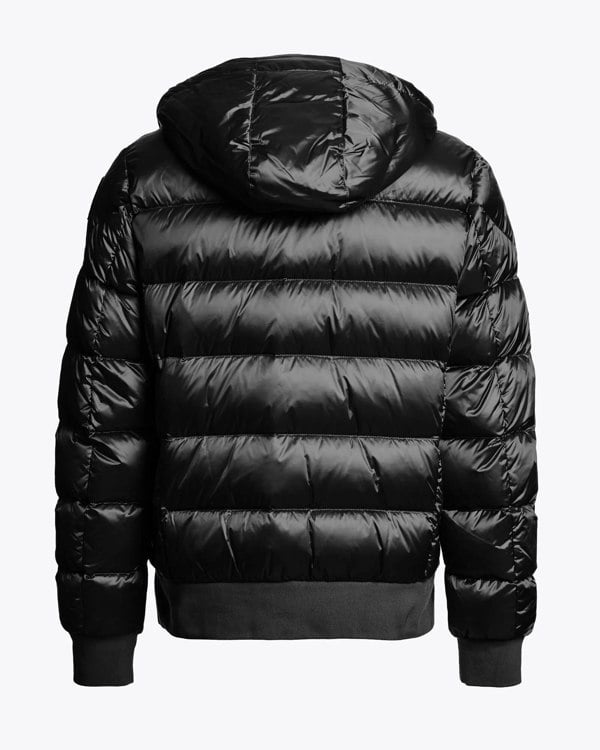 Parajumpers Pharrell Mens Hooded Down Bomber - Black 541