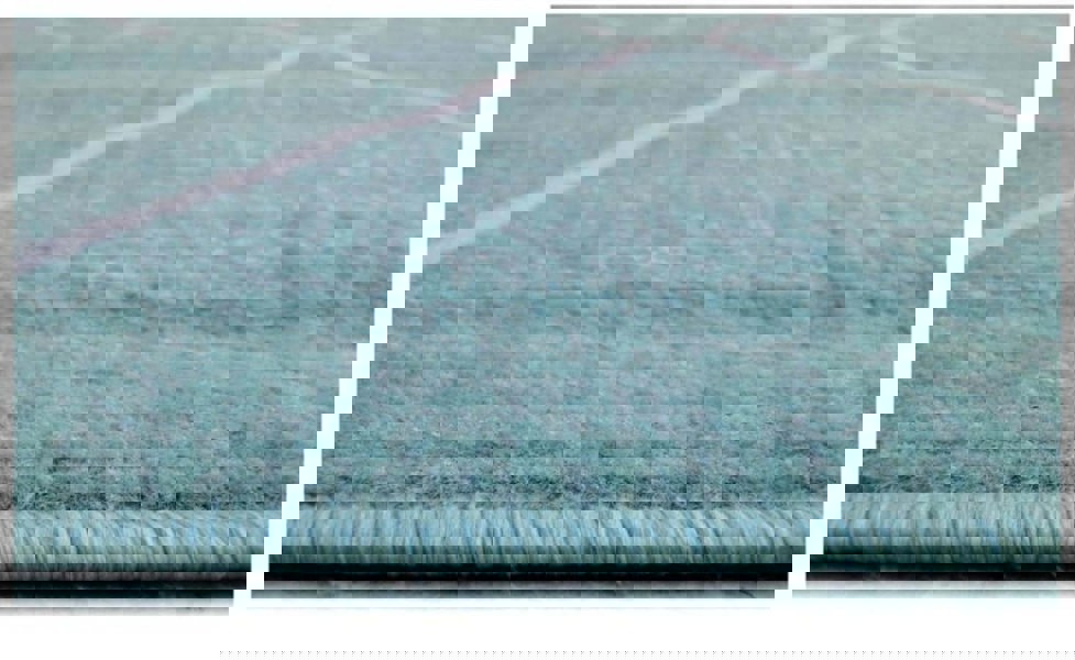 Berber Design Area Rug in Duck Egg Blue | Stylish | The Rugs