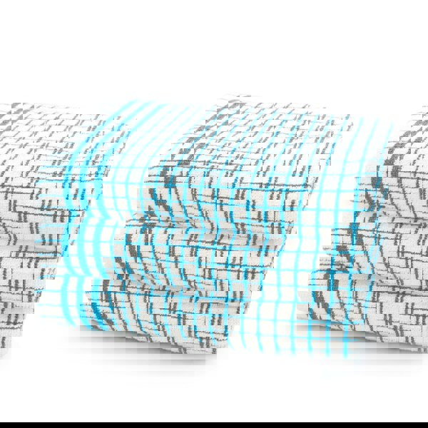 Velosso Check Woven 100% Cotton Easy Care Tea Towels, Pack of 3