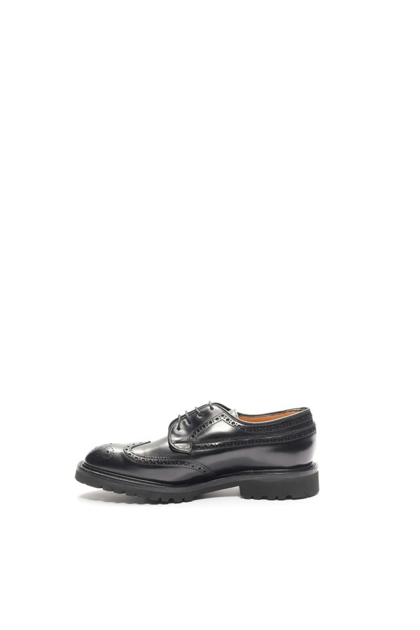 Macian Guinevere Brogue Derby Shoes - Black