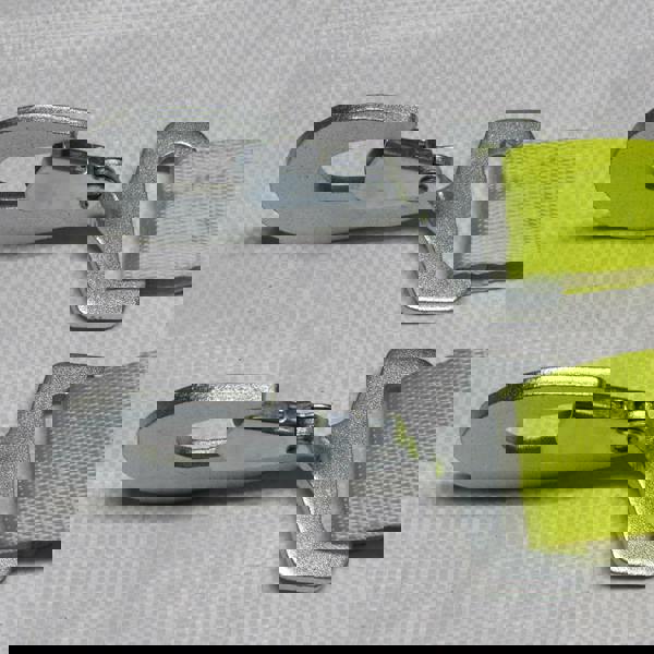 SECUREFIXDIRECT Fall Protection Ratchet Strap with Twisted Snap Hooks 2T 15M (Flatbed Truck Trailer Platform Safety)