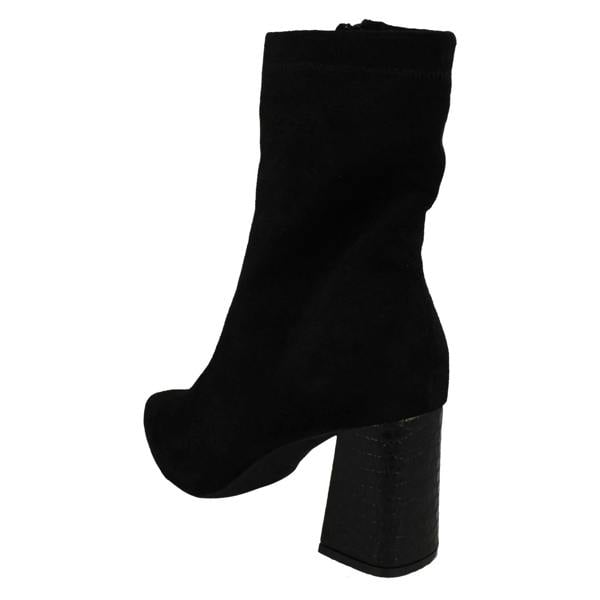 Spot On Ladies Spot On High Heeled Ankle Boots F51199