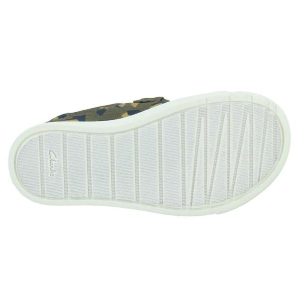 Clarks Childrens Clarks Hook & Loop Fastening Canvas Shoes City Bright