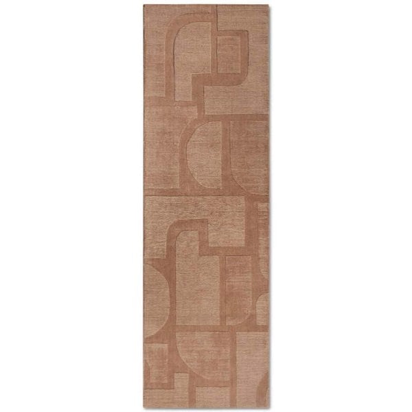 The Rugs Hand-Woven Wool Rug - Elegant Abstract Designs
