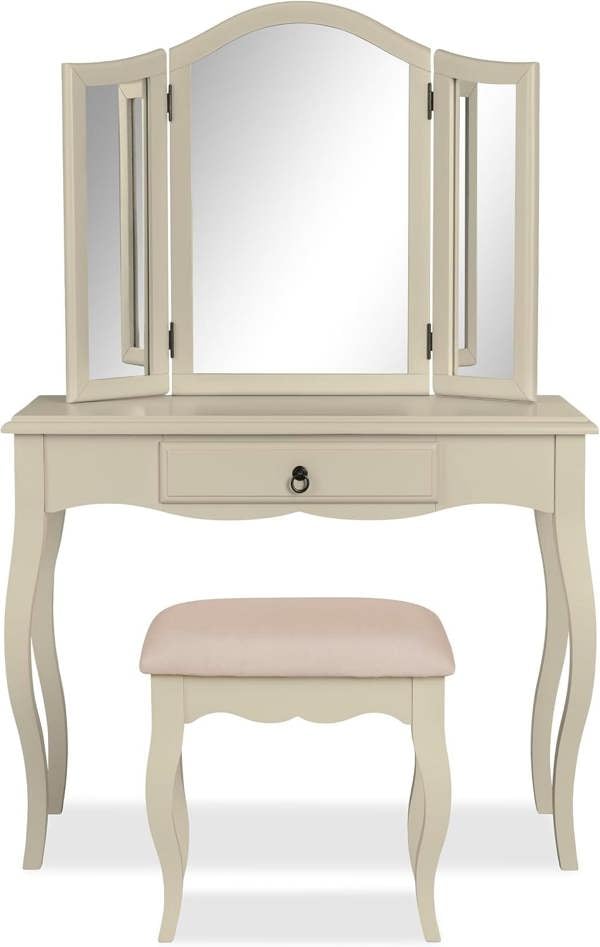 Statement Furniture Romance 3-Way Dressing Table Mirror. Large Tabletop Mirror