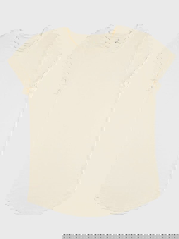 Yoga Studio Women's Organic Cotton Rolled Sleeve T-Shirt Top