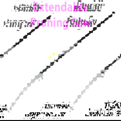 1.5m 2.5m Extendable Pruning Saw Garden Bush Branch Twig Cut Tool Allotment Loops