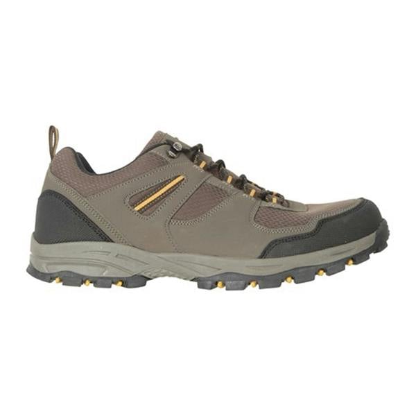 Mountain Warehouse Mens Mcleod Outdoor Wide Walking Shoes - Brown - 