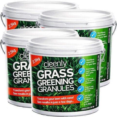 ProKleen Cleenly Grass Greening Granules Lawn Fertiliser - Superfood to Make Grass Greener, Stronger & Healthier 10kg