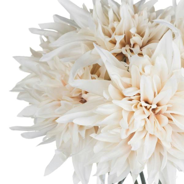 Wyld Haus Set of 3 Artificial Flowers Blush Dahlia Stems
