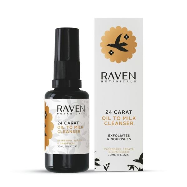 Raven Botanicals 24 Carat Oil to Milk Cleanser