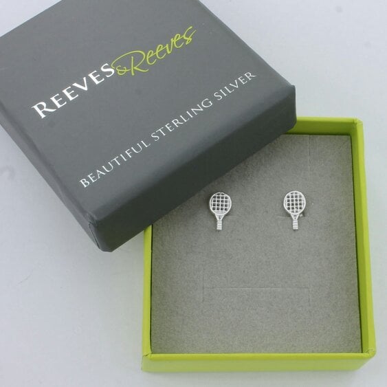 Reeves & Reeves Tennis Stud Earrings