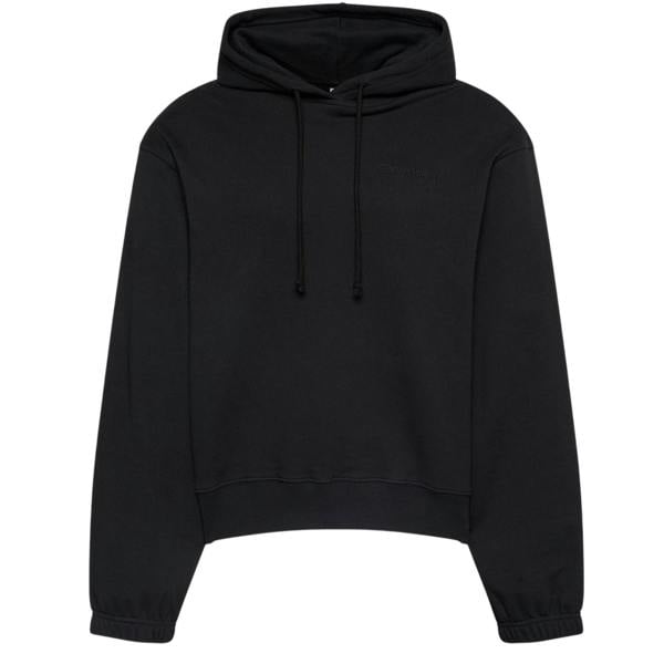 Calvin Klein Mens Logo Regular Sweatshirt - Black - 