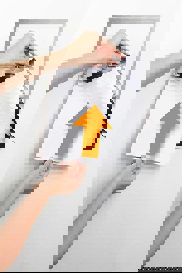 Durable DURAFRAME Wallpaper Self Adhesive Magnetic Signage Frame | A4 Silver