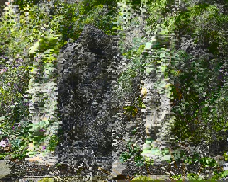 Children under the Umbrella after Harvest Garden Ornament