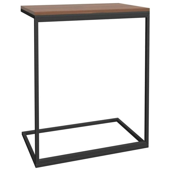 Berkfield Side Table Black 55x35x66 cm Engineered Wood