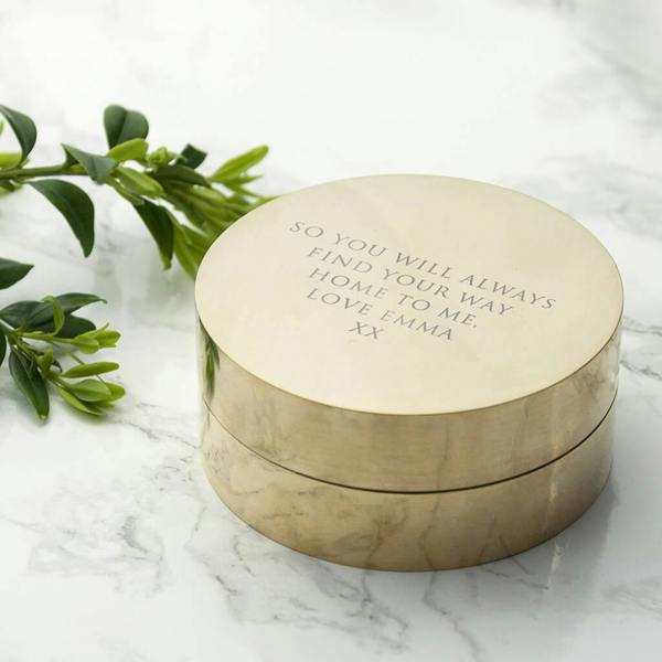 Personalised Engraved Sundial Compass - lifestyle shot