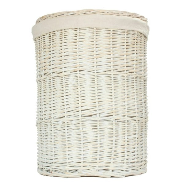 Round Laundry Wicker Basket