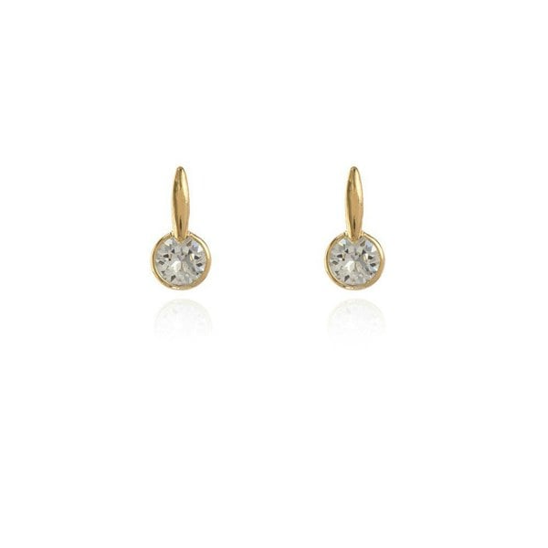 Cachet London Lara Simple Stud Gold Earrings