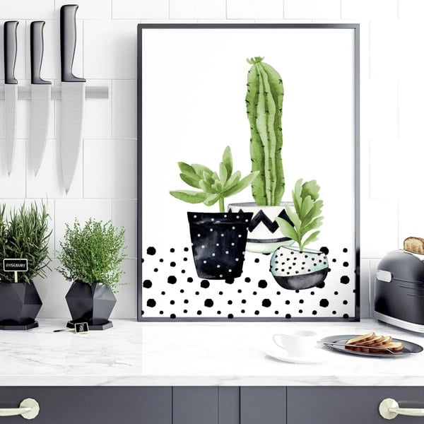 Art for the kitchen wall | set of 2 wall art prints