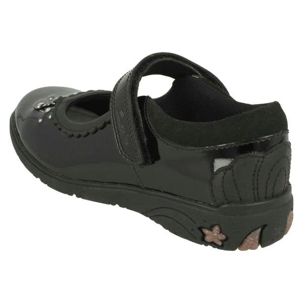 Clarks Girls Clarks Shell Detailed School Shoes Sea Shimmer K