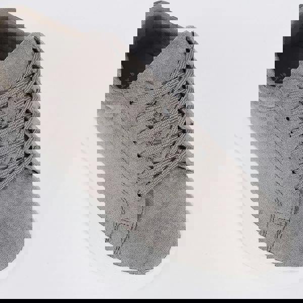 Brave Soul Grey Faux Suede Trainers with Contrast Sole - Grey Image 3