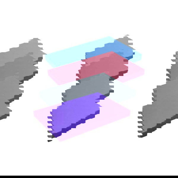 Fitness Mad Half Yoga Block - 4 Colours