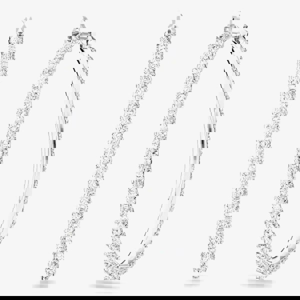 Swarovski Stone Crystal Hoop Earrings 5389432