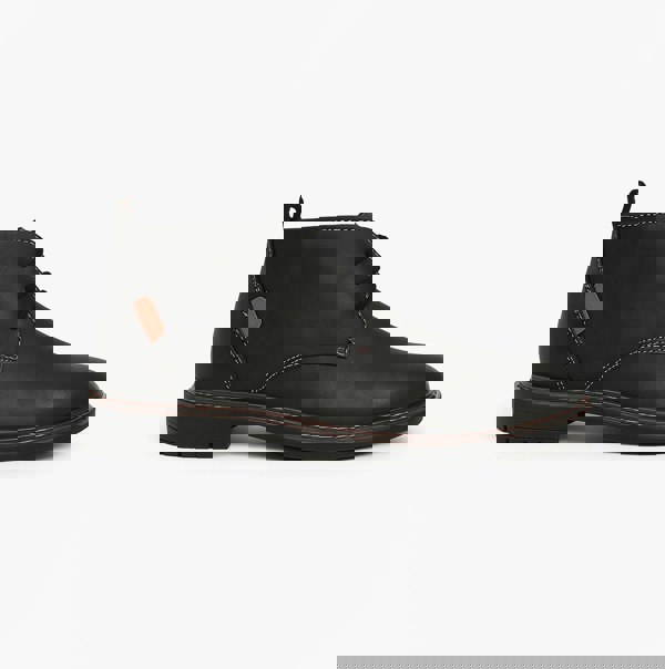 Goor CALEB Mens Nubuck Chukka Boots Black