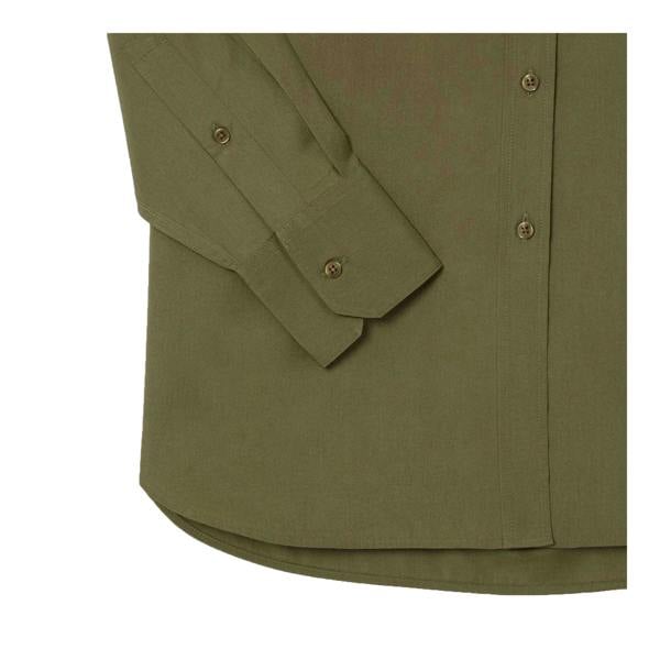 Lacoste Womens/Ladies Cotton Poplin Oversized Shirt - Khaki Green - 