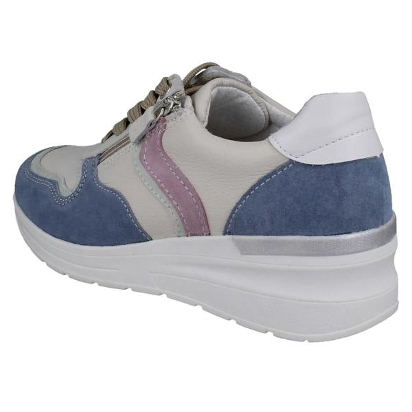 DB Shoes Ladies DB Wide Fit Casual Trainer With A Removable Insole Bat