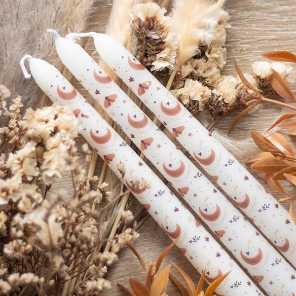 Serano Set of 3 Harvest Moon Taper Candles